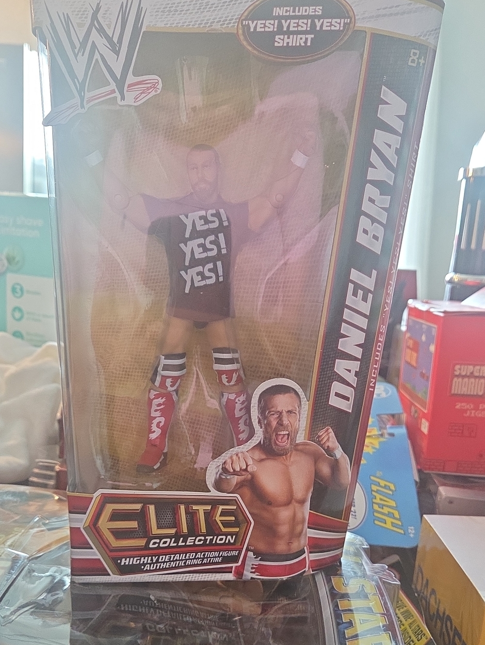WWE Daniel Bryan Action Figure with Black YES Shirt and Red Boots